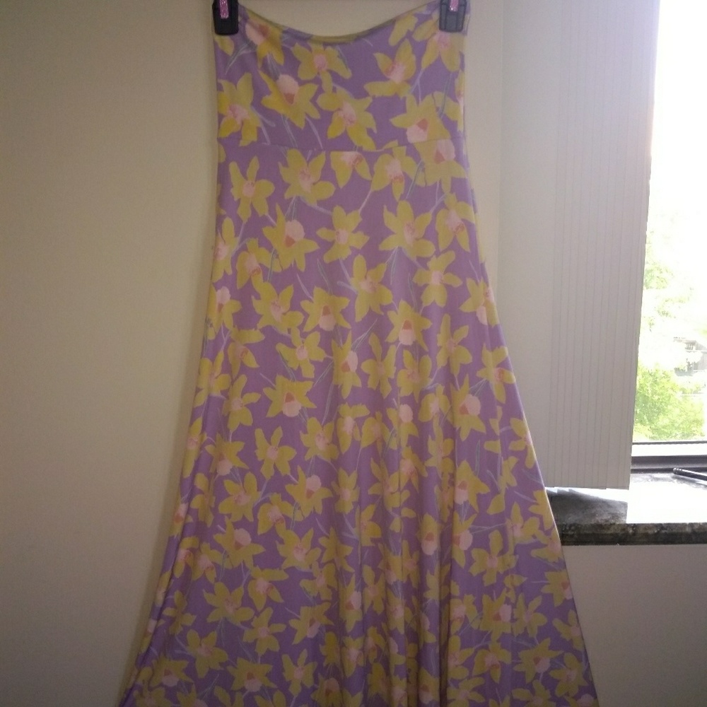 LulaRoe Floral Maxi-skirt